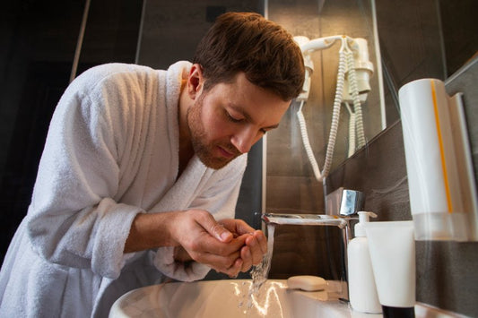 Detergente viso uomo: no, i prodotti presi a caso in bagno non sono la risposta a tutto
